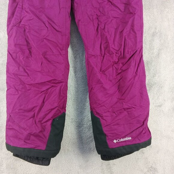 COLUMBIA Ski Pants Teen Size MEDIUM "Omni Heat" Activewear Woven Elastic Waist - Picture 3 of 16